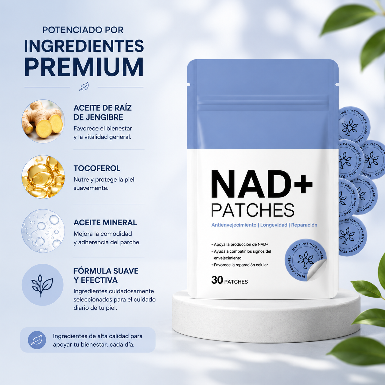 Parches NAD Recupera Tu Energía
